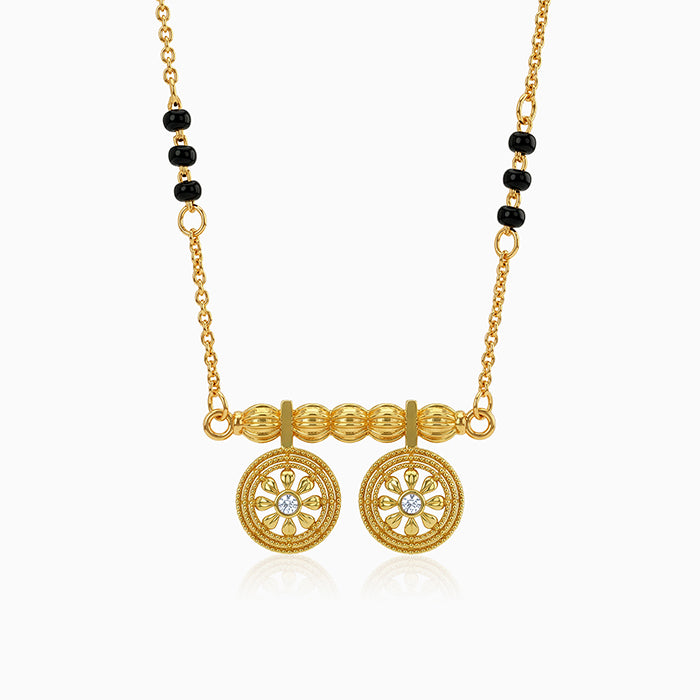 Golden Prajakta Mangalsutra