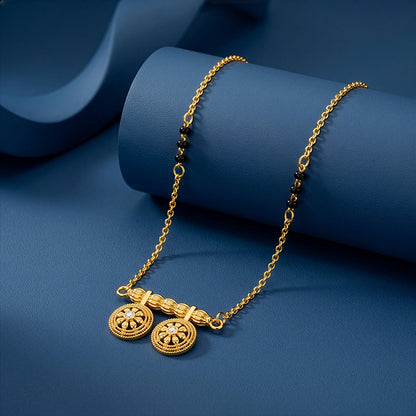 Golden Prajakta Mangalsutra