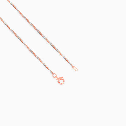 Dual Tone Rope Hasli Necklace