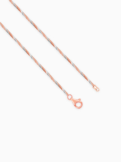 Dual Tone Rope Hasli Necklace