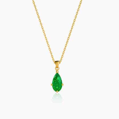 Golden Anubandh Pendant with Link Chain