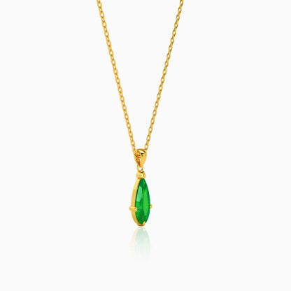 Golden Anubandh Pendant with Link Chain