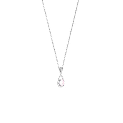 Silver Virelia Pendant with Link Chain