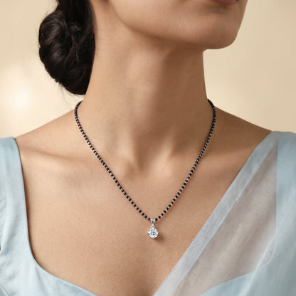 Silver Niveda Mangalsutra