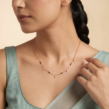 Rose Gold Mireya Mangalsutra