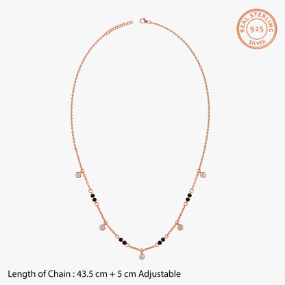 Rose Gold Mireya Mangalsutra