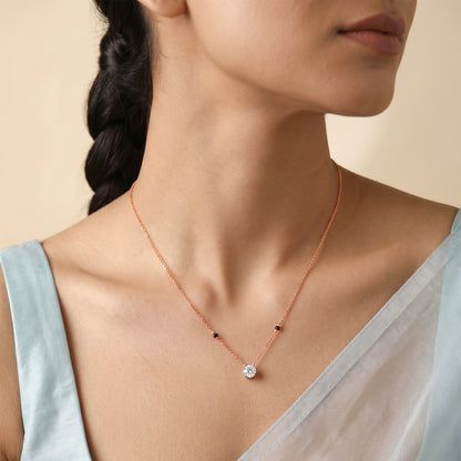 Rose Gold Namritha Mangalsutra