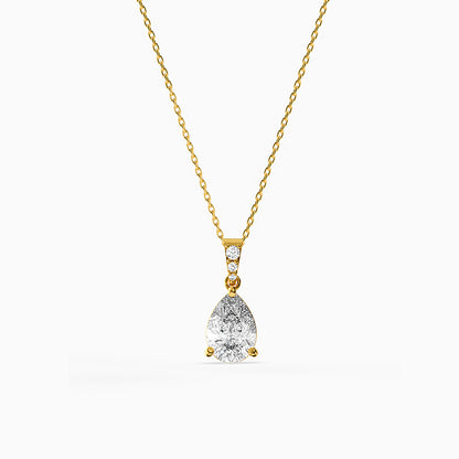Golden Aurelia Lumina Pendant With Link Chain