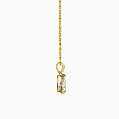 Golden Aurelia Lumina Pendant With Link Chain