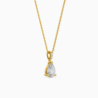 Golden Aurelia Lumina Pendant With Link Chain