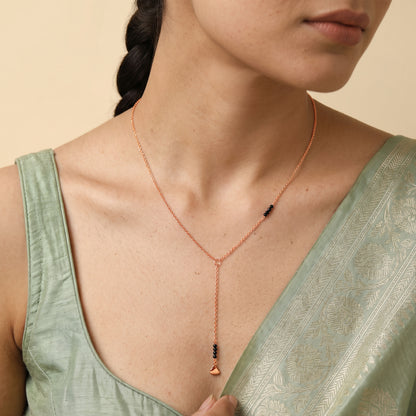 Rose Gold Anirudha Mangalsutra