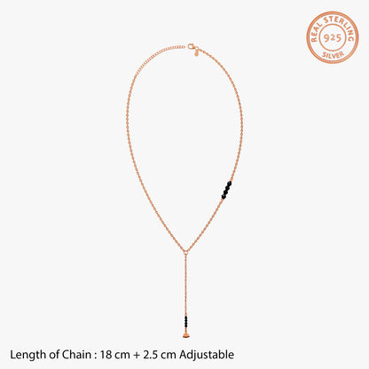 Rose Gold Anirudha Mangalsutra