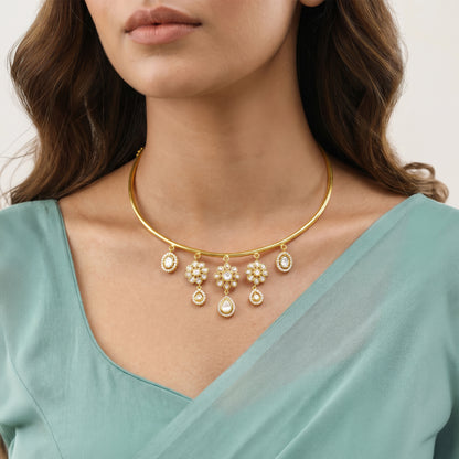 Golden Alankarita Choker Necklace