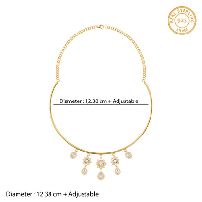 Golden Alankarita Choker Necklace