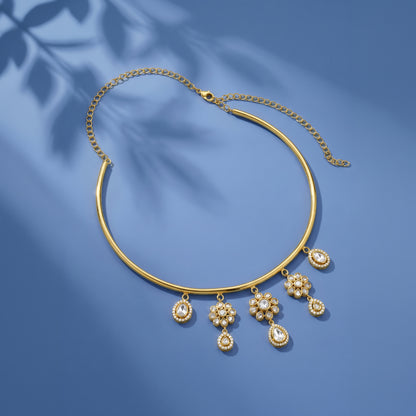 Golden Alankarita Choker Necklace