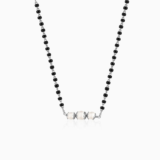Silver Vihana Pearl Mangalsutra