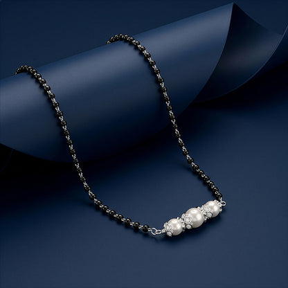 Silver Vihana Pearl Mangalsutra
