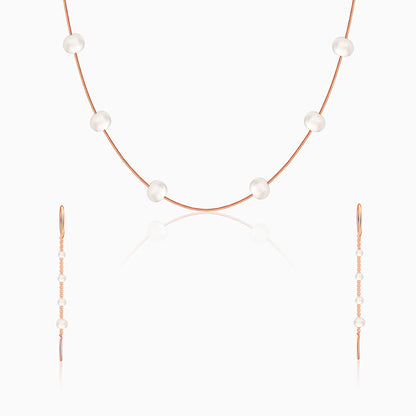 Rose Gold Splendid Pearl Set
