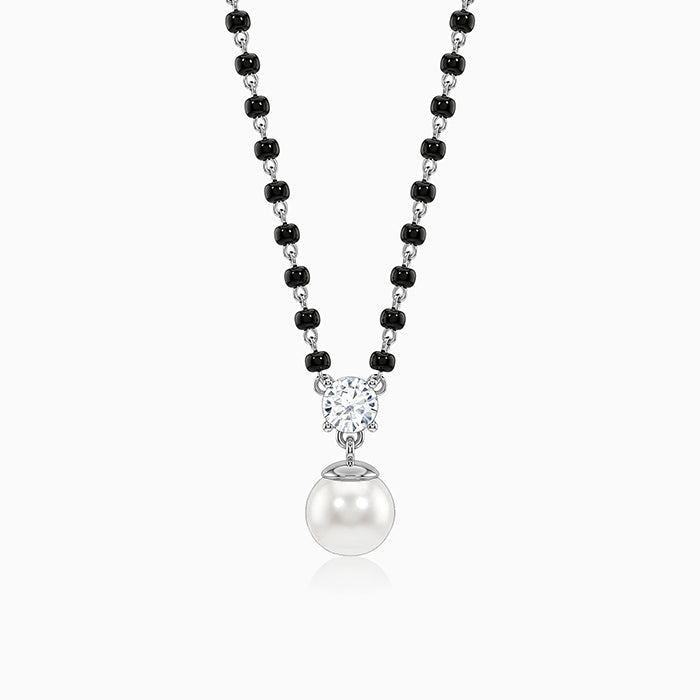 Silver Aadhira Pearl Mangalsutra