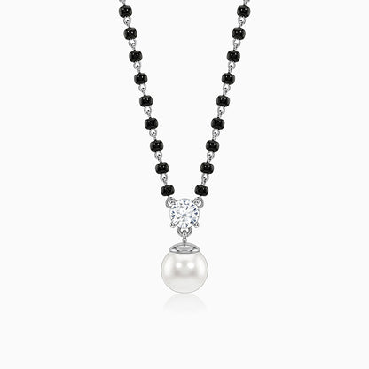 Silver Aadhira Pearl Mangalsutra