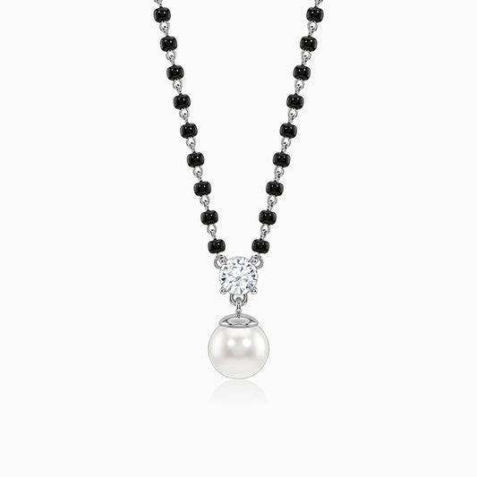 Silver Aadhira Pearl Mangalsutra