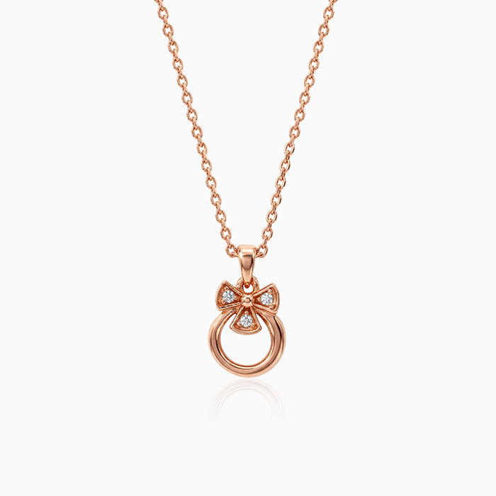 Rose Gold Miralis Pendant with Chain