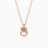 Rose Gold Miralis Pendant with Chain