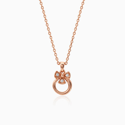 Rose Gold Miralis Pendant with Chain