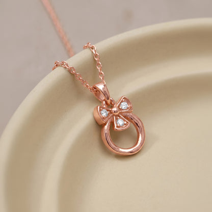 Rose Gold Miralis Pendant with Chain