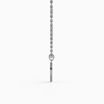 Silver Twinkle Star Pendant with Link Chain