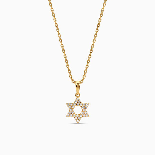Golden Your Star Pendant With Link Chain