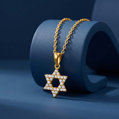Golden Your Star Pendant With Link Chain