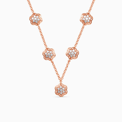 Dual Tone Liantha Silver Necklace