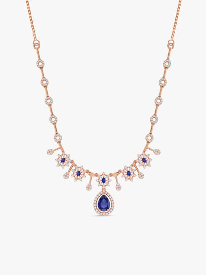 Rose Gold Azure Necklace