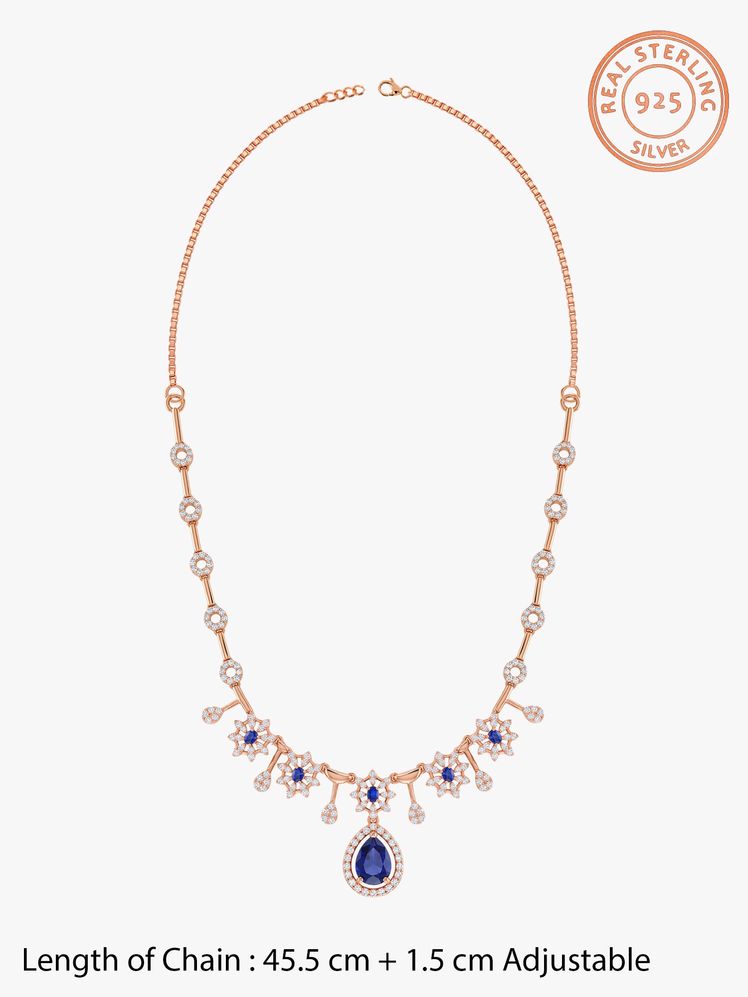 Rose Gold Azure Necklace