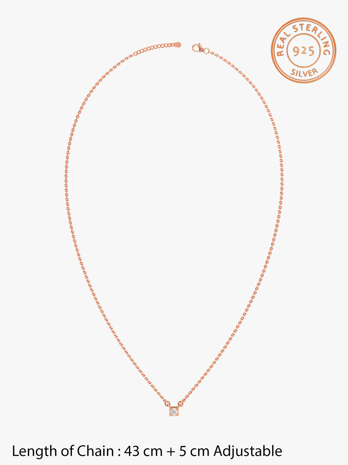 Rose Gold Marceline Necklace