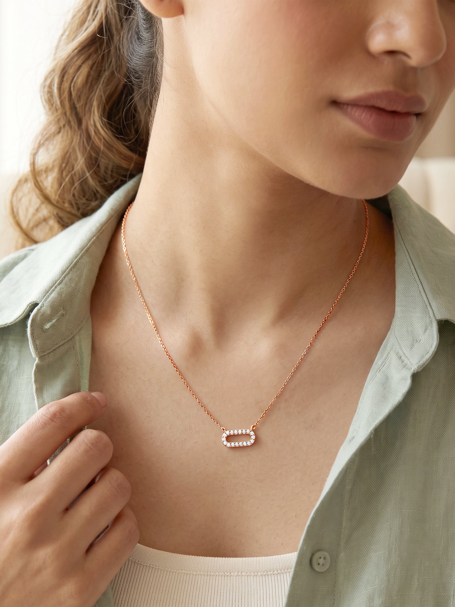 Rose Gold Ginevra Necklace