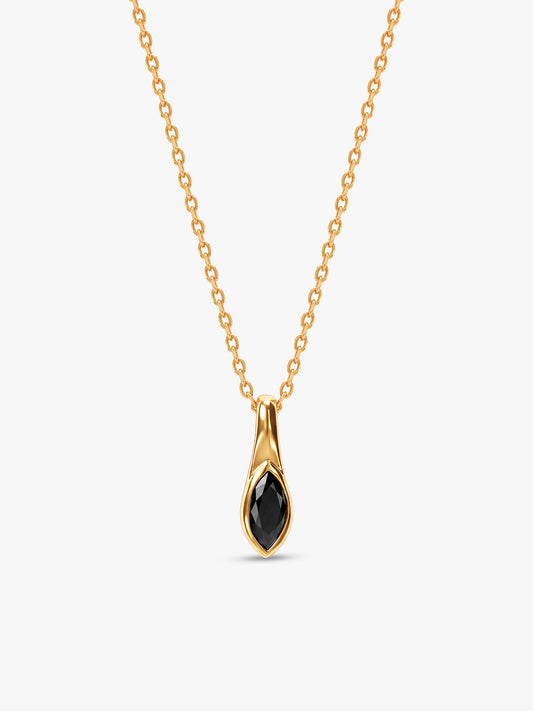 Golden Estelle Pendant With Link Chain