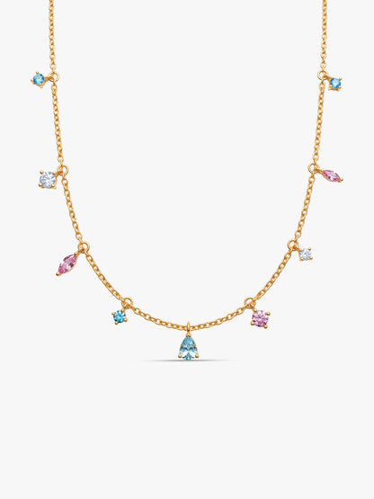 Golden Prism Drift Necklace