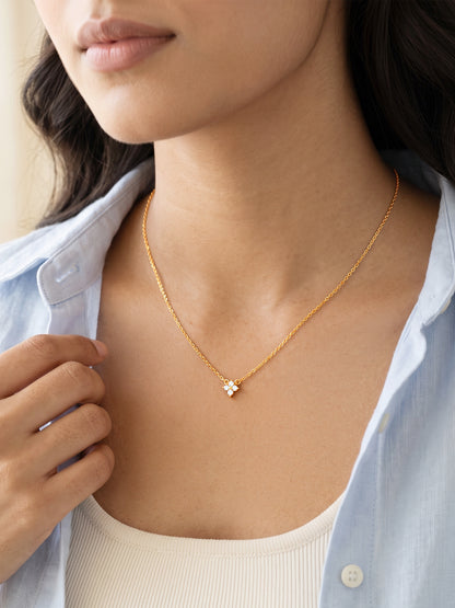 Golden Edelweiss Necklace