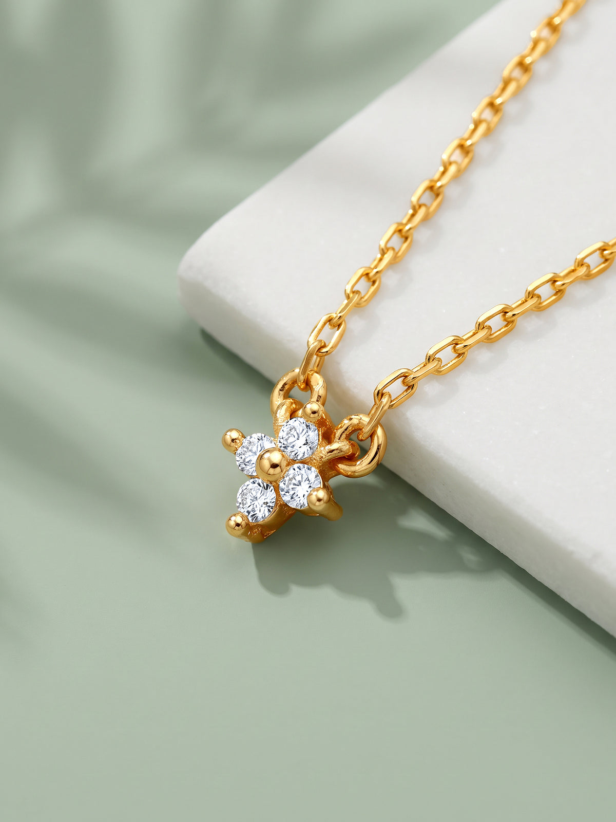 Golden Edelweiss Necklace