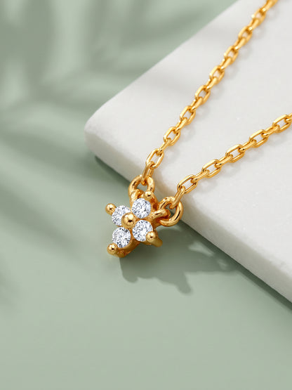 Golden Edelweiss Necklace