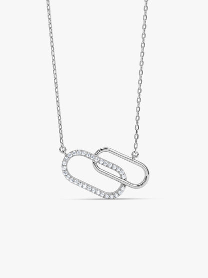 Silver Alouette Necklace