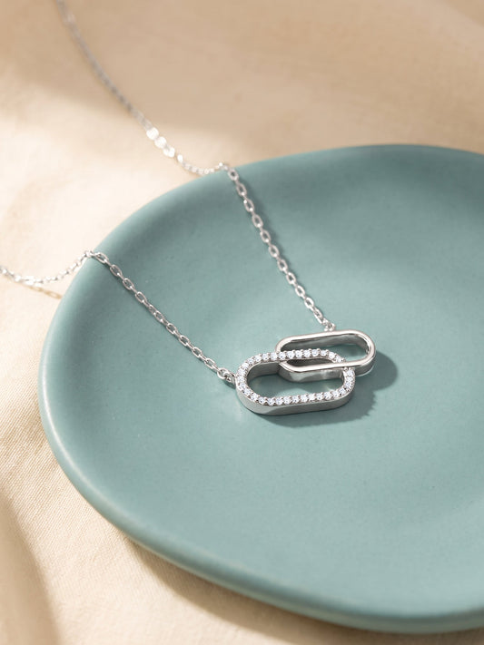 Silver Alouette Necklace