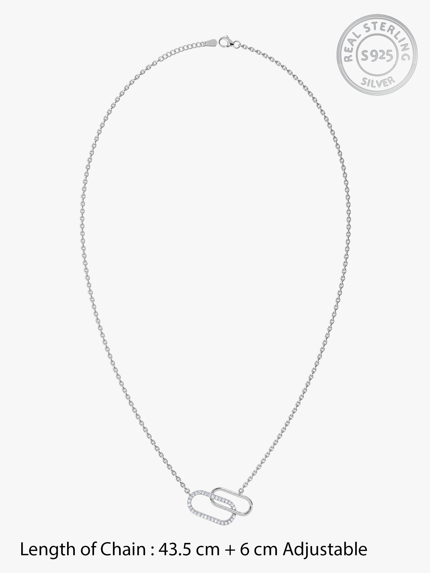 Silver Alouette Necklace