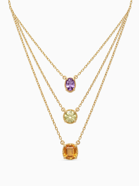 Golden Thyra Layered Necklace
