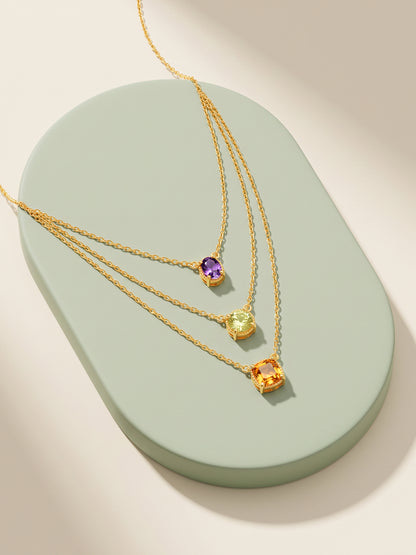 Golden Thyra Layered Necklace