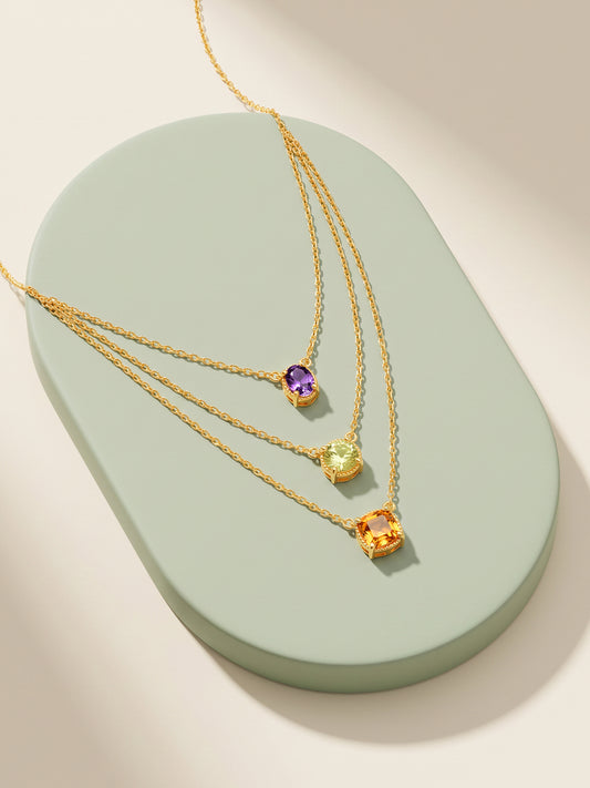 Golden Thyra Layered Necklace