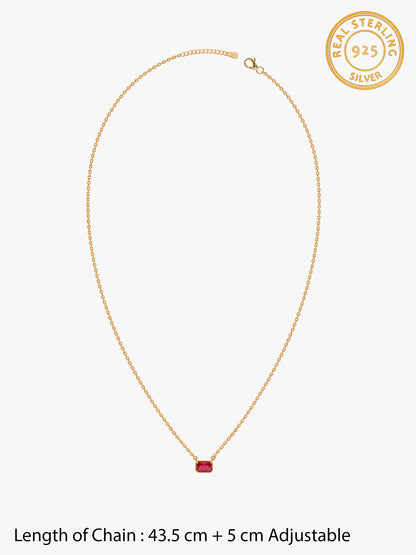 Golden Roseline Necklace