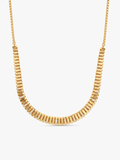 Golden Rubelle Statement Necklace